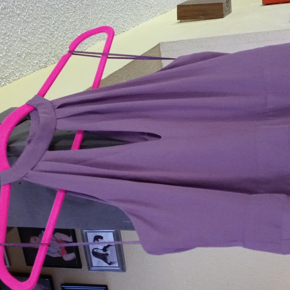 Express Plum Sleeveless Halter Mini Dress Women's Size 0 NWT - Picture 2 of 6